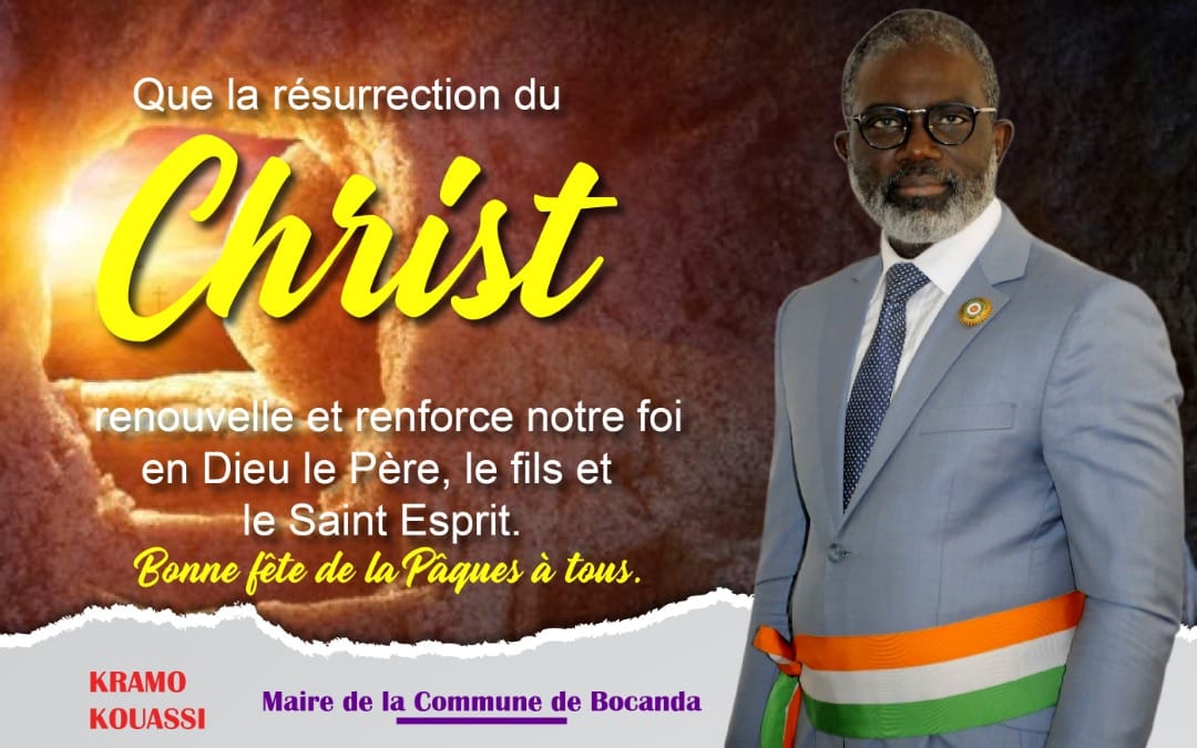 Célébration de Pâques à Bocanda